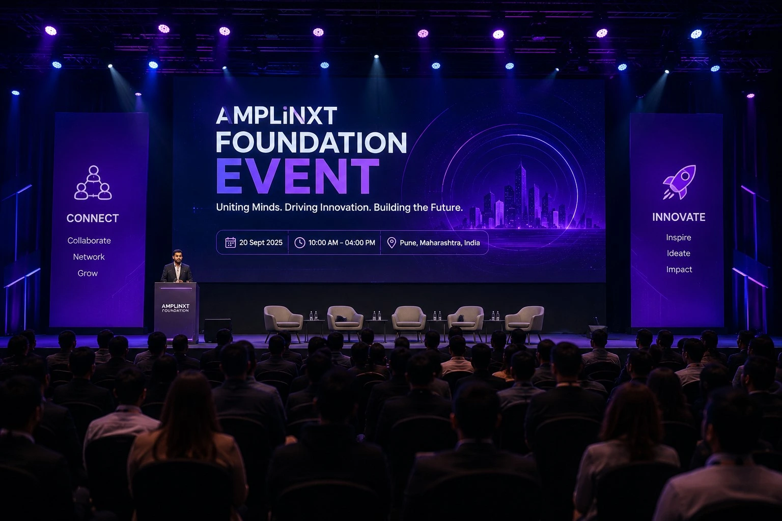 AmpliNxt Foundation startup event conference in Pune