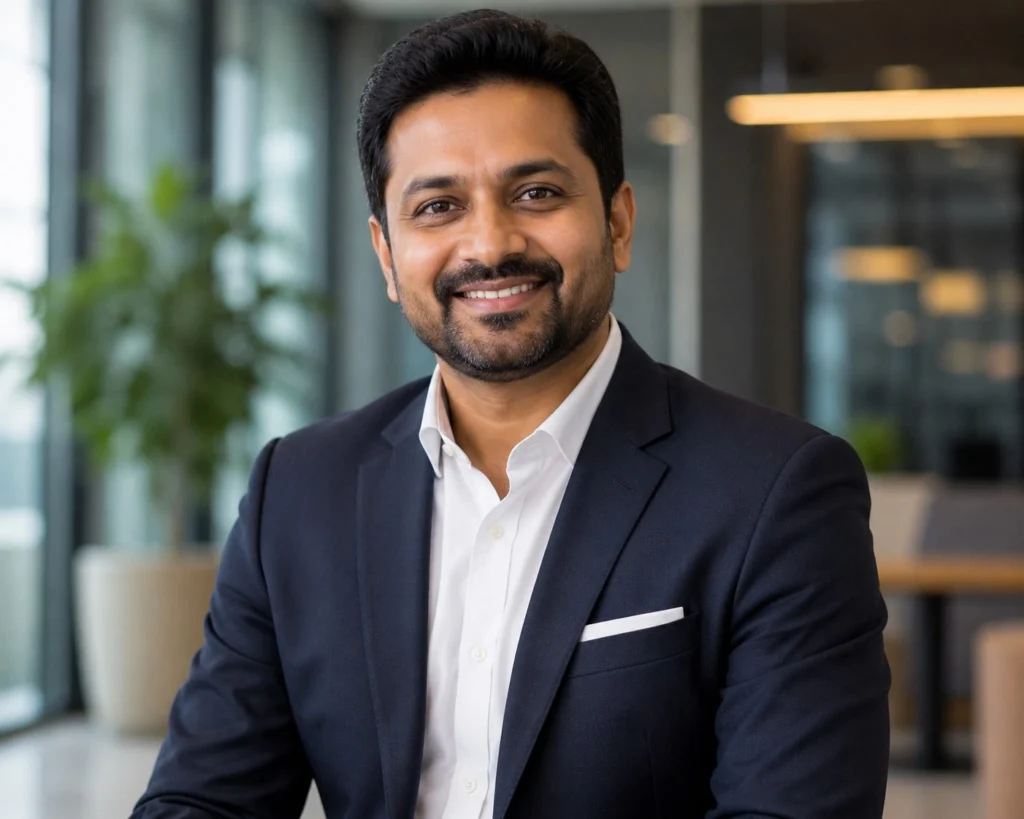 Amit Verma speaking at a startup and innovation event