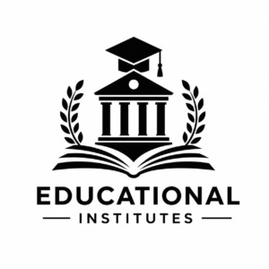 Educational Institutes black and white sponsor logo