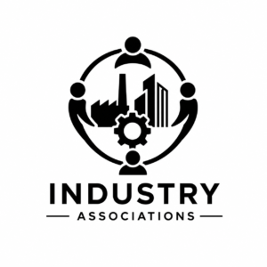 Industry Associations black and white sponsor logo